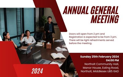 Annual General Meeting – Sunday 25th February 2024